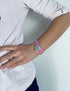Bracelet Liberty médaille à graver 20 mm large enfant