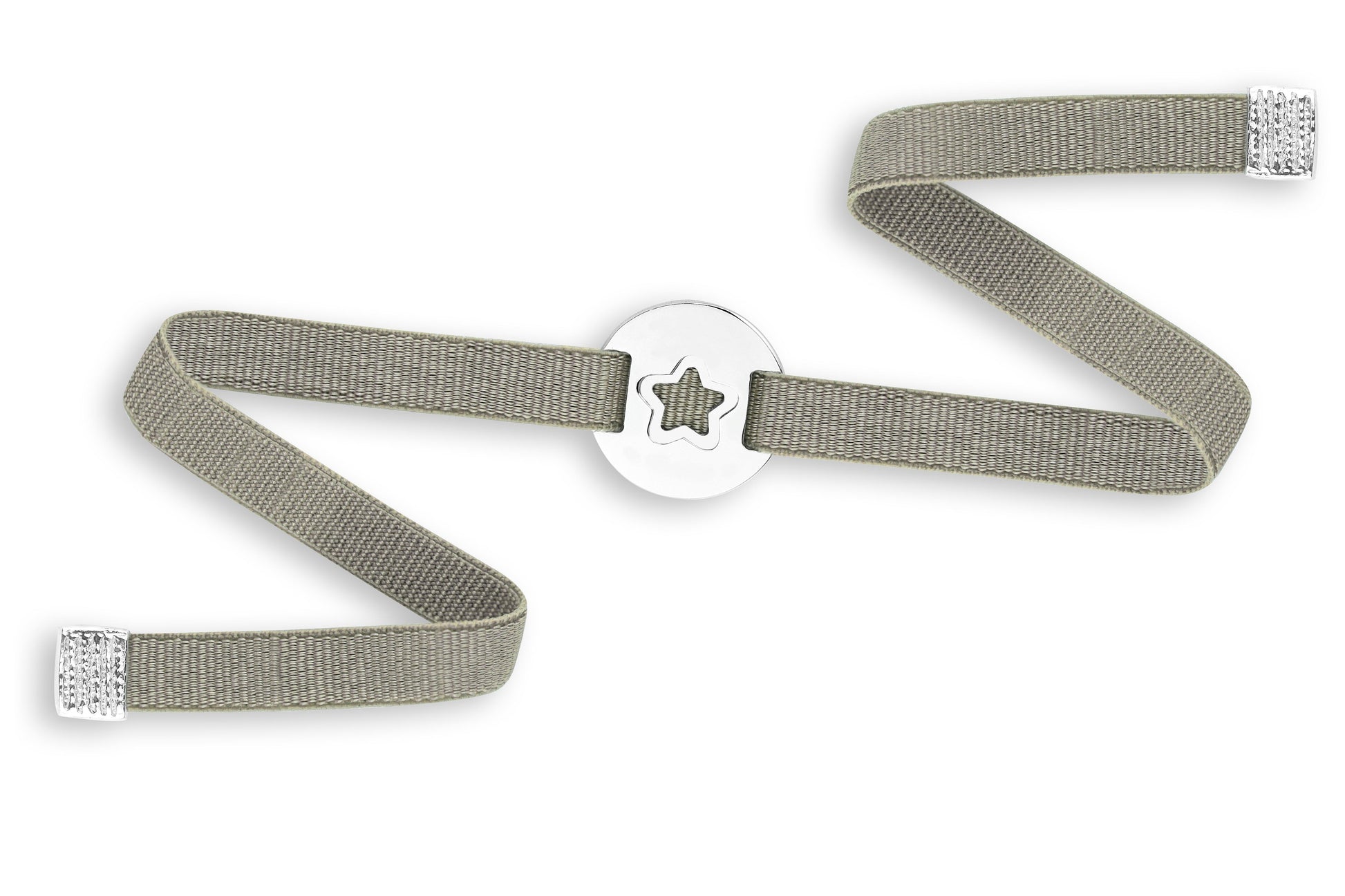 Bracelet médaille étoile femme