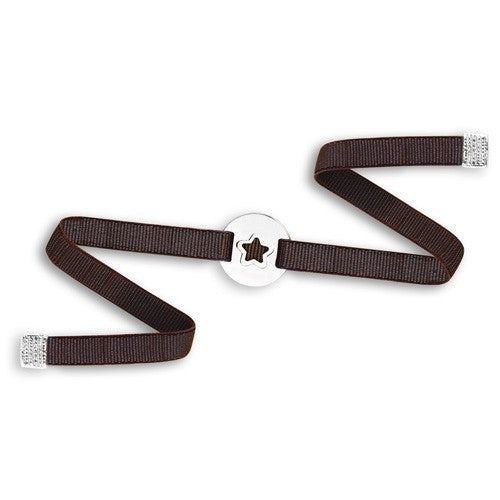 Bracelet médaille étoile femme