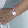Bracelet Liberty cœur argent personnalisé enfant