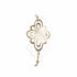 Bracelet losange vermeil femme