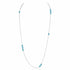 Collier sautoir turquoise femme