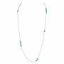Collier sautoir turquoise femme