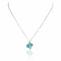 Collier grappe turquoise femme