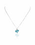 Collier grappe turquoise femme