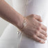 Bracelet losange vermeil femme