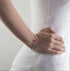 Bracelet rond argent perle corail femme