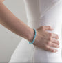 Bracelet perles turquoise femme
