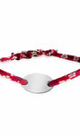 Bracelet Liberty médaille ovale à personnaliser femme