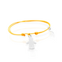 Bracelet gravure breloque personnage garçon personnalisé femme
