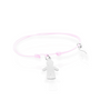 Bracelet gravure breloque personnage garçon personnalisé femme