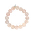 Bracelet perles quartz rose femme