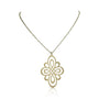 Collier pendentif losange vermeil femme