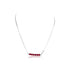 Collier perles corail femme