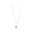 Collier sautoir goutte argent femme