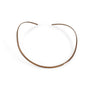 Collier argent massif rigide femme