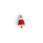 Women's Solid Silver Christmas Bell Pendant