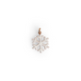 Pendentif flocon de neige émail femme