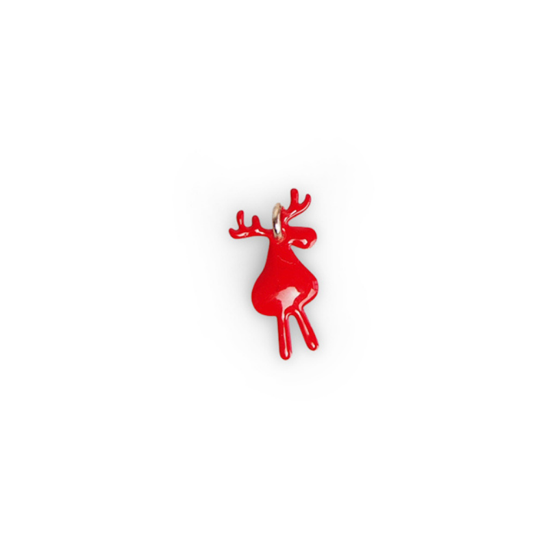 Christmas reindeer pendant for a young girl
