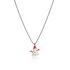collier bonhomme de neige argent massif femme