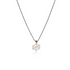 Collier sucre d'orge argent massif femme