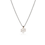 Collier jeune fille flocon de neige émail