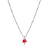 Collier jeune fille cloche de Noël émail