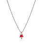 Collier jeune fille cloche de Noël émail