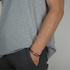 Bracelet goutte argent homme