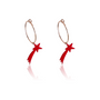Boucles d'oreilles étoiles filantes émail ado