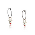Boucles d'oreilles tête rennes de Noël émail enfant
