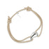 Bracelet goutte argent femme