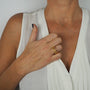 Bague chainette duo : Plaqué or rose - Plaqué or jaune