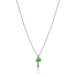 collier palmier argent massif 925 femme