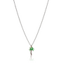 collier palmier argent massif 925 femme