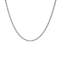 Zoom Chaîne boule argent femme