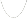 Zoom Chaîne forçat diamanté argent femme