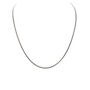 Chaîne maille gourmette argent homme 50cm