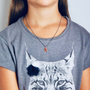 Collier adolescent émail noël