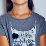Collier adolescent émail noël