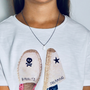 Collier adolescent émail noël