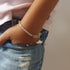 Bracelet bateau argent personnalisé enfant