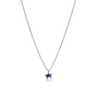 Collier émail étoile de mer argent massif 925 femme