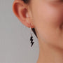Boucles créoles tonnerre argent massif 925 jeune fille