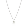 Collier nuage émail blanc or jaune 18kt ado