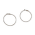 Boucles d'oreilles palmier argent rhodié femme