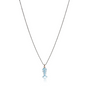 Sterling silver enamel fish necklace for a young man