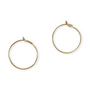Boucles d’oreilles créoles étoile filante en argent massif femme
