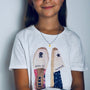Pendentif canard enfant émail jaune