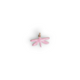 Pendentif libellule émail rose enfant